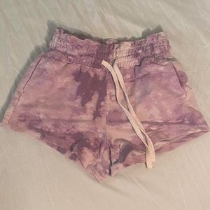 PURPLE TIE DYE SHORTS​